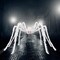 59'' Giant Halloween Hairy Spider,Realistic Scary White Spider Props Decoration for Indoor and Outdoor Decoration
